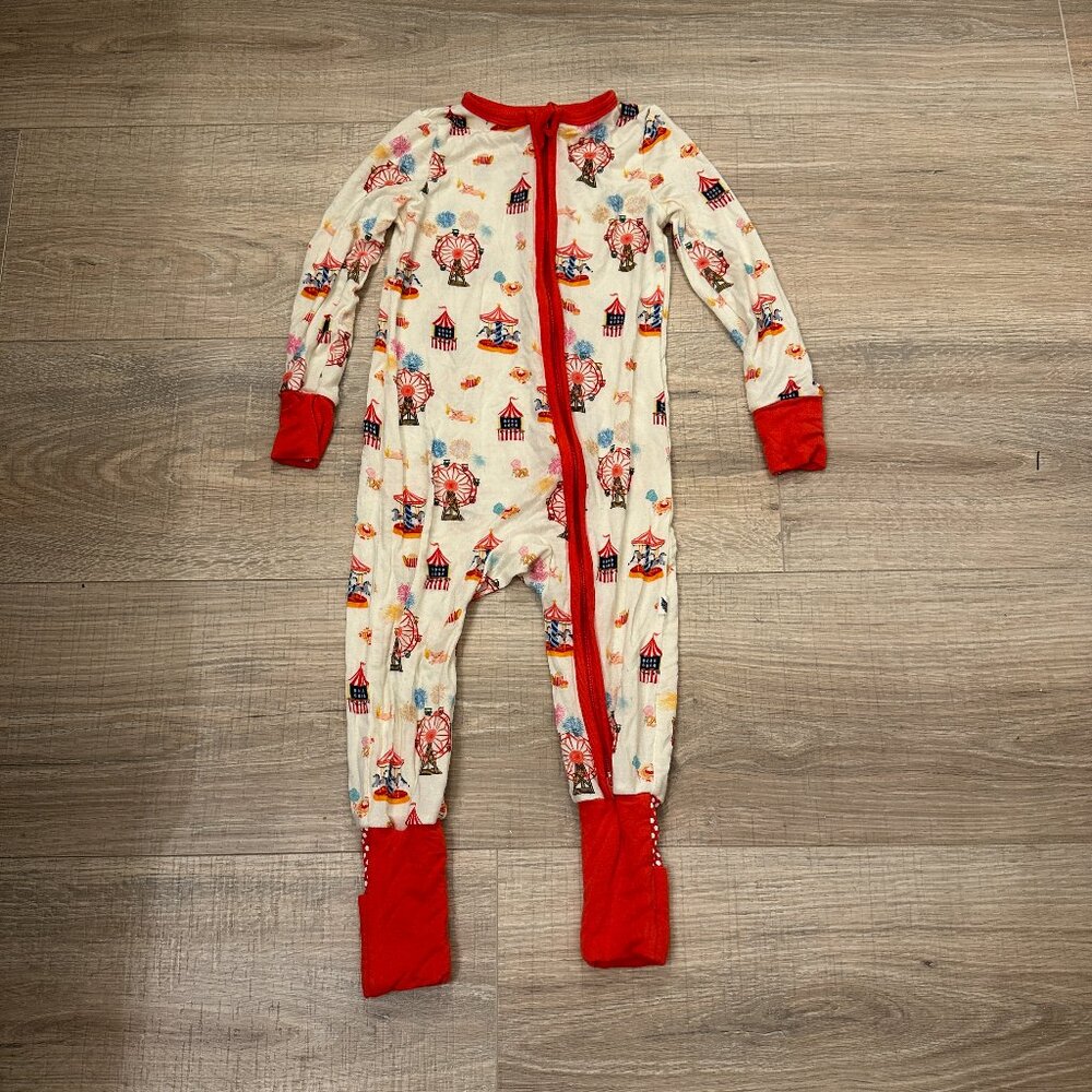 Free Birdees "Circus Print" Onsie Pajamas